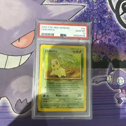 2000 Pokemon Neo Genesis Chikorita 54/111 (Common) - PSA 10 Gem Mint - Image 1
