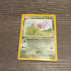 Pokemon TCG Light Venomoth Neo Destiny 53 Regular 1st Edition Uncommon - Image 1