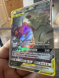 Pokemon TCG Mega Sableye Tyranitar GX Holo Rare Card 126/236 Sm-Unified Minds - Image 2