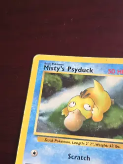 Pokemon Misty's Psyduck 54/132 Gym Hereos Set Moderate Play - Image 4
