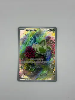 2023 Pokemon S&V Paldea Evolved Sprigatito Illustration Rare 196/193 - Near Mint - Image 1