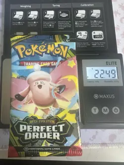 22.49g! HEAVY -Pokemon Perfect Order Booster Pack -Possible GODU - Image 1