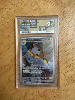 Pokemon TCG: Paldea Evolved (211/193): Raichu Special Illustration Rare Ace 9 - Image 1