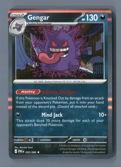 Gengar 050/088 Rare Perfect Order Pokemon Holo Near Mint - Image 1