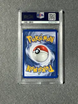 1999 POKEMON GAME SHADOWLESS #6 GYARADOS-HOLO PSA 7 - Image 2