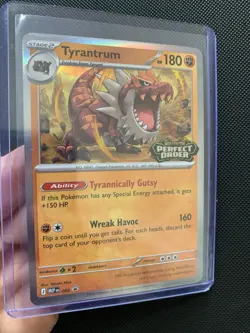 Pokemon Tyrantrum 066 Promo Holo Mega Evolution Stage 2 180 HP ENG - Image 1