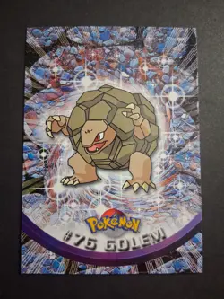 LP #76 Golem Pokemon 1999 Topps TV Animation Edition Series 1 Blue Logo - Image 1