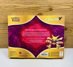 2021 Pokemon TCG Alakazam V Box Sword & Shield Vivid Voltage 4 Packs New Sealed 820650807480 - Image 2