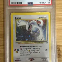 2000 POKEMON NEO GENESIS #9 LUGIA-HOLO PSA 4 - Image 2