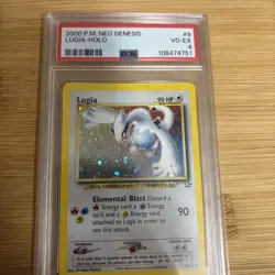 2000 POKEMON NEO GENESIS #9 LUGIA-HOLO PSA 4 - Image 4