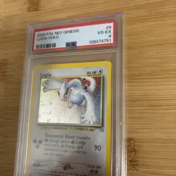 2000 POKEMON NEO GENESIS #9 LUGIA-HOLO PSA 4 - Image 5