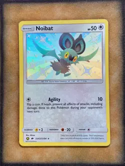 Pokemon Noibat SV43/SV94 Hidden Fates Shiny Vault Shiny Holo Rare NM - Image 1