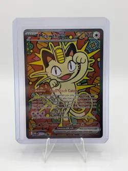 Pokemon Meowth ex - 121/088 - ME03: Perfect Order Special Illustration Rare - Image 1