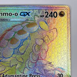 Pokemon TCG - Kommo-O GX 159/145 Guardians Rising Rainbow Secret Rare NM - Image 3