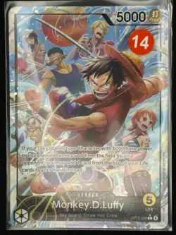Monkey.D.Luffy OP15-098 Alternate Art Leader Adventure Kami's Island One Piece - Image 3