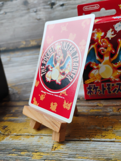 Growlithe - Pokemon Poker Playing Card - vtg 1996 Red/Charizard Deck - LP - Image 5