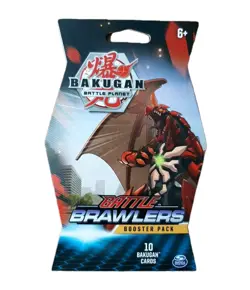 Bakugan Battle Planet Battle Brawlers Booster Pack Sealed TCG 10-Card Pack 778988163573 - Image 1