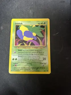 Pokemon Card Oddish 68/111 Neo Genesis Common D6 - Image 1
