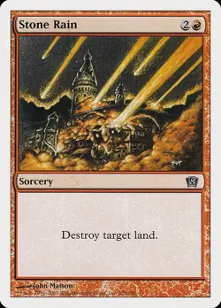 Stone Rain - Eighth Edition | MTG Card - Image 1