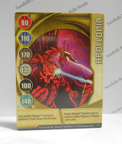 Bakugan Card - Apollonir - Gold Gate Card - BA302 - 11/48d - 2008 - Image 1