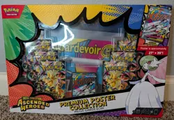 Pokemon Ascended Heroes Premium Poster Collection Set - Mega Lucario & Gardevoir - Image 5