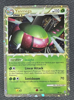 Pokemon Yanmega Prime HGSS Triumphant 98/102 Holo -- NM - Image 1