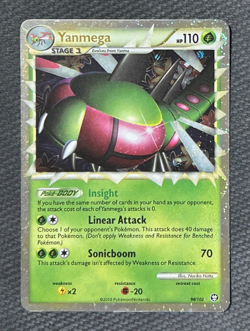 Pokemon Yanmega Prime HGSS Triumphant 98/102 Holo -- NM - Image 4