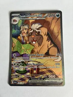 Pokemon Arven's Mabosstiff ex Special Illustration Rare Holo SV10 235/182 - Image 2