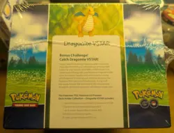 POKEMON GO PREMIER DECK HOLDER BOX DRAGONITE V STAR COLLECTION SEALED BRAND NEW - Image 4