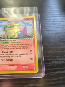 Pokemon TCG Ludicolo 6/100 Holo Rare Crystal Guardians LP - Image 2