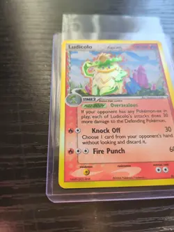 Pokemon TCG Ludicolo 6/100 Holo Rare Crystal Guardians LP - Image 3