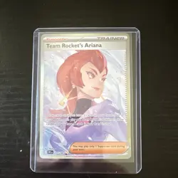 Pokemon Team Rocket's Ariana Full Art Trainer 237/182 Holo Sv10 English - Image 1