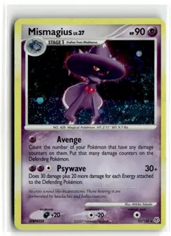 2007 Pokemon - Diamond & Pearl Mismagius #10/130 - Image 1