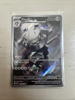 Steelix 150/132 Mega Evolution Pokemon TCG Card NM IR - Image 1