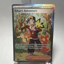 Pokemon Ethan's Adventure 236/182 Destined Rivals Special Rare Full Art Holo - Image 1