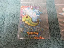 Topps Pokemon Tv Caterpie Metapod Butterfree #12 Rare Die-cut embossed card Set - Image 2