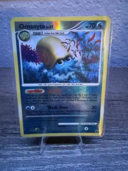 Omanyte 69/100 Majestic Dawn Reverse Holo MP Condition Pokemon TCG - Image 1