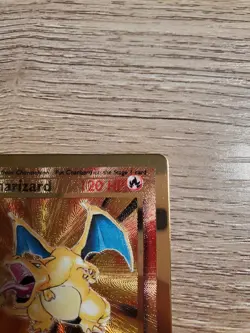 Pokemon Card Charizard 4/102 Gold Metal Celebrations UPC 25th Anniversary - Image 3