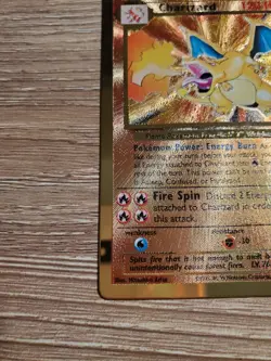 Pokemon Card Charizard 4/102 Gold Metal Celebrations UPC 25th Anniversary - Image 5