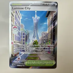 Pokemon Lumiose City 111/088 Full Art Trainer Stadium Perfect Order - Image 1