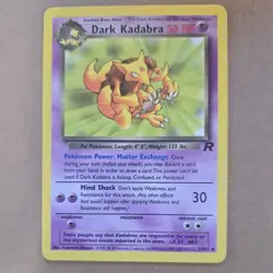 Dark Kadabra 39/82 Team Rocket Pokemon - Image 1
