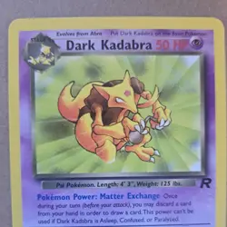 Dark Kadabra 39/82 Team Rocket Pokemon - Image 4