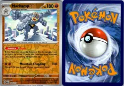 MACHAMP 068/165 R 151 POKEMON REVERSE HOLO NM/M - Image 3