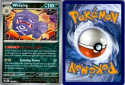 WEEZING 110/165 R 151 POKEMON REVERSE HOLO NM/M - Image 3