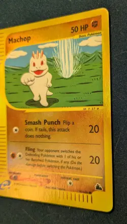 Machop 74/144 E-reader card - REVERSE HOLO - MP - Skyridge (2003) Pokemon - Image 5