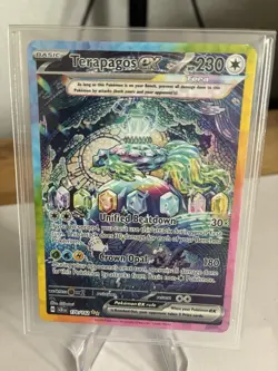 Pokemon Terapagos ex Special Illustration Rare Holo Sv07: Stellar Crown 170/142 - Image 1