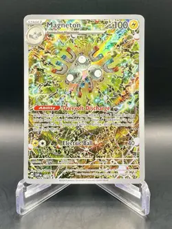 Magneton SVP 159 Surging Sparks Shinji Kanda Black Star Promo Pokemon Card NM/M - Image 1