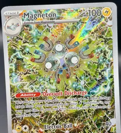 Magneton SVP 159 Surging Sparks Shinji Kanda Black Star Promo Pokemon Card NM/M - Image 3