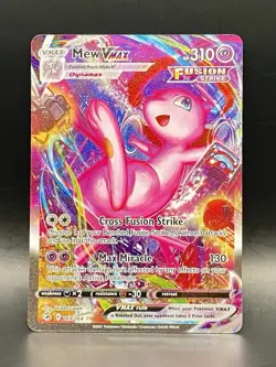 Mew VMAX (Alternate Art) 269/264 Fusion Strike Secret Rare Holo Pokemon NM/M - Image 5