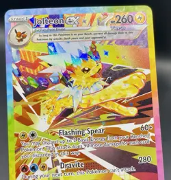 Jolteon ex 153/131 Prismatic Evolutions Special Illustration Rare Pokemon TCG NM - Image 5